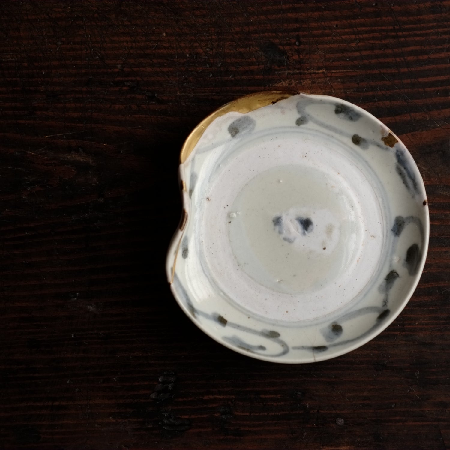 古伊万里 波佐見焼 くらわんか平皿 (江戸中-後期) – 逢季荘