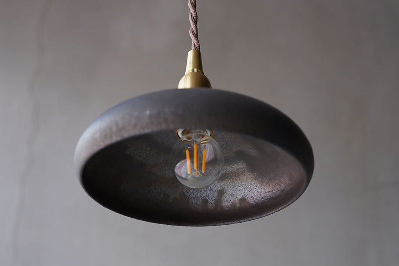 ○23-FA21 船串篤司 ペンダントライト 黒 B – 雨晴/AMAHARE