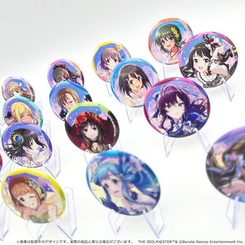 アイドルマスター シンデレラガールズ 公式オーロラ缶バッジ 神谷奈緒