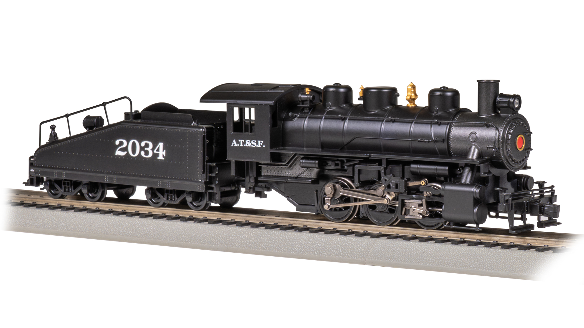 USRA 0-6-0 w/ Smoke & Slope Tender - Santa Fe #2034 [50609