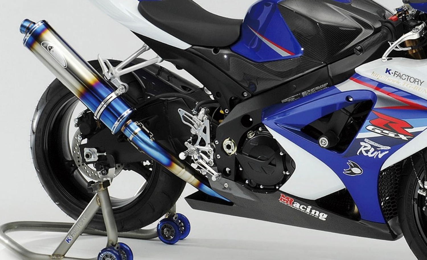 K-FACTORY ONLINE SHOP / チタン スリップオン 1本出し (GSX-R1000 '07