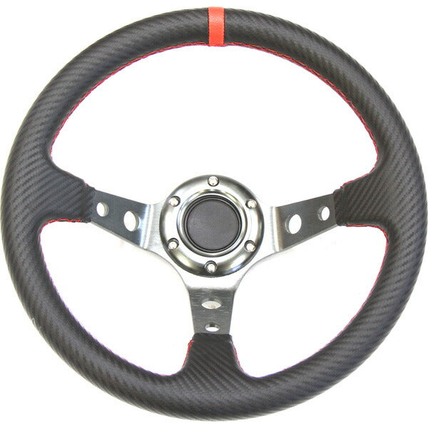 ステアリング KTS ディープコーンステアリング 32φ スウェード レザー