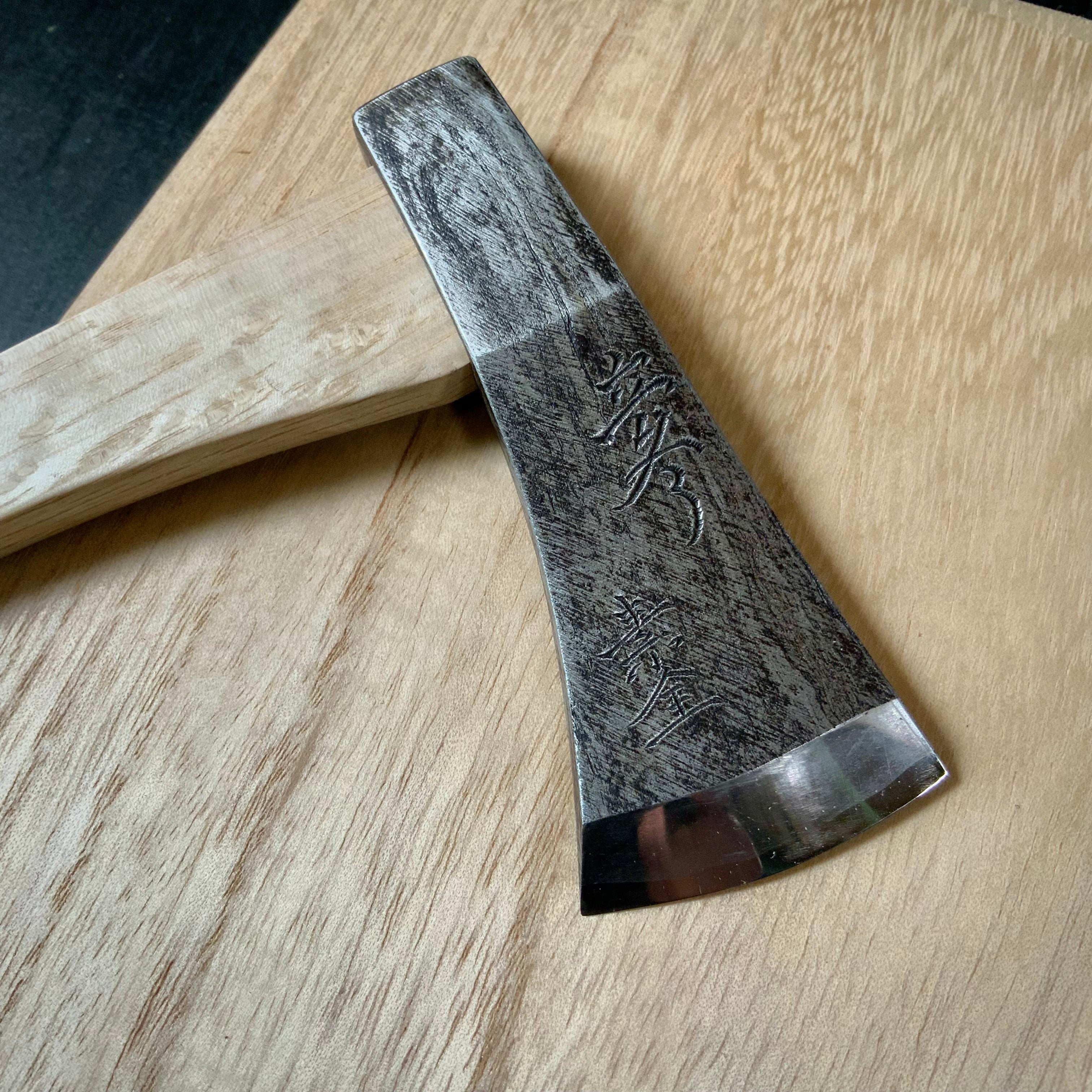 RITTOU』 Sozen Japanese Carpenter's Axe 『立冬』 素全作 小型鉞 木
