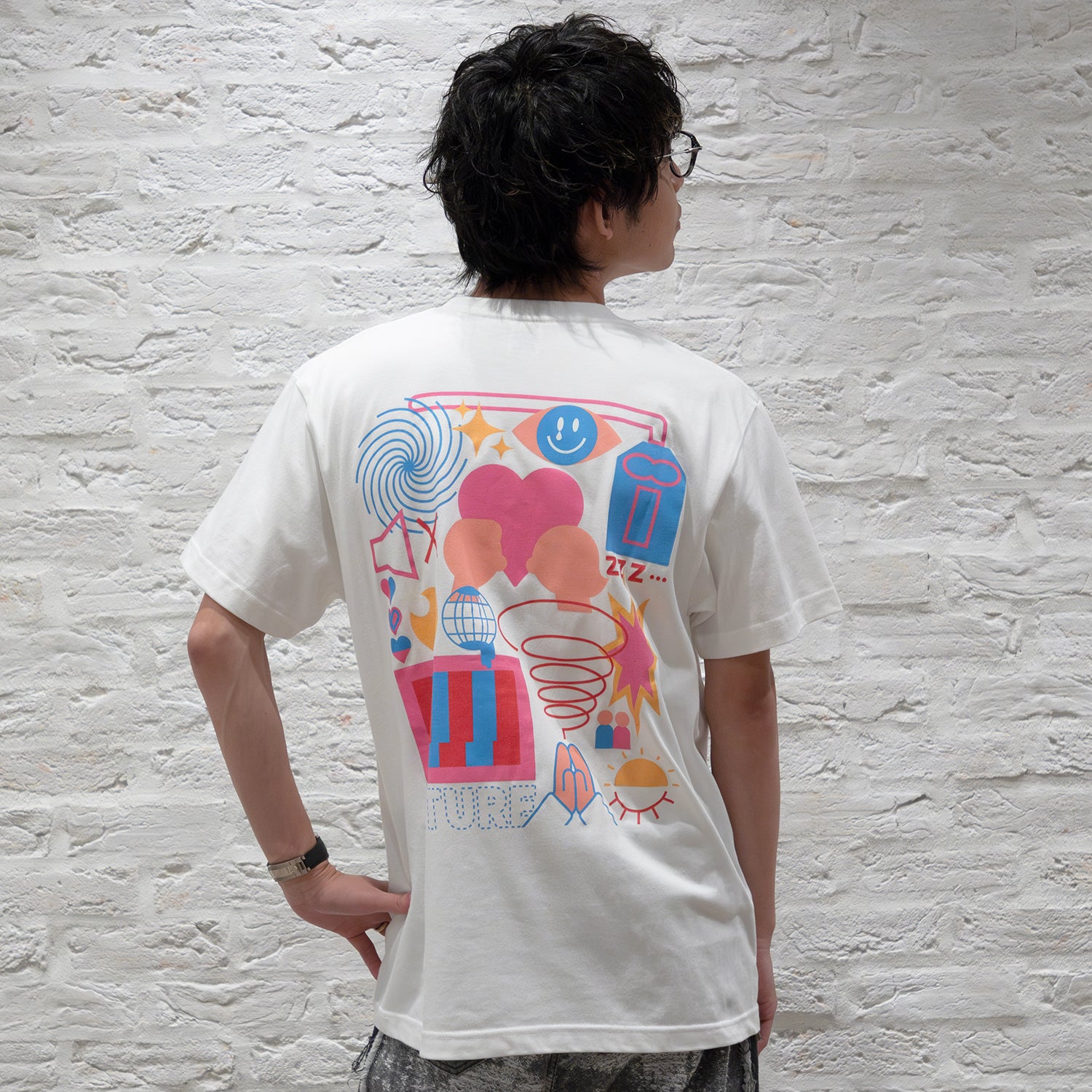 愛心 Tシャツ [ホワイト] – 川崎鷹也公式オンラインショップ