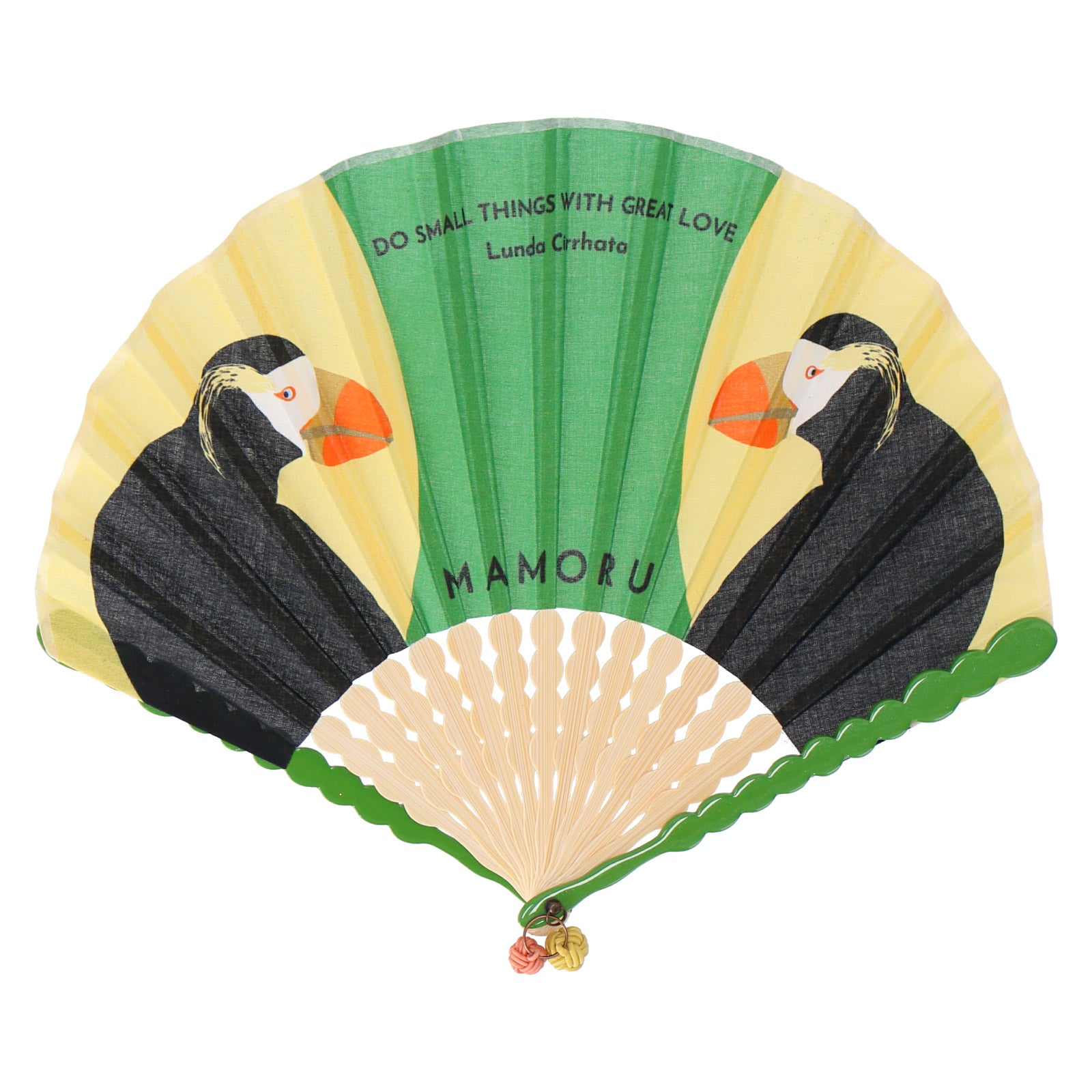 扇子 #110g グリーン エトピリカ – INTERMODE KAWABE