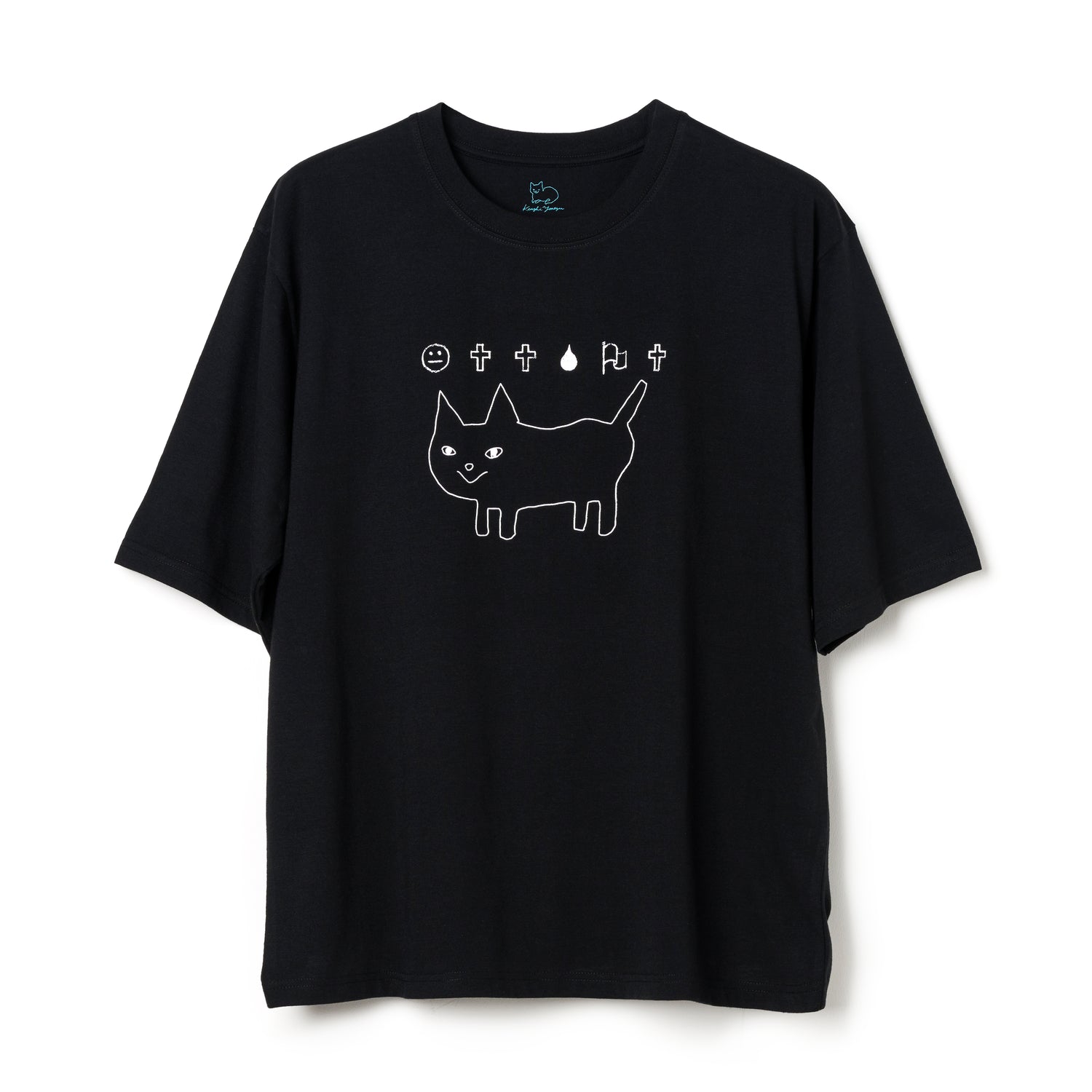 空想ねこちゃんT 黒 – KENSHI YONEZU ONLINE STORE