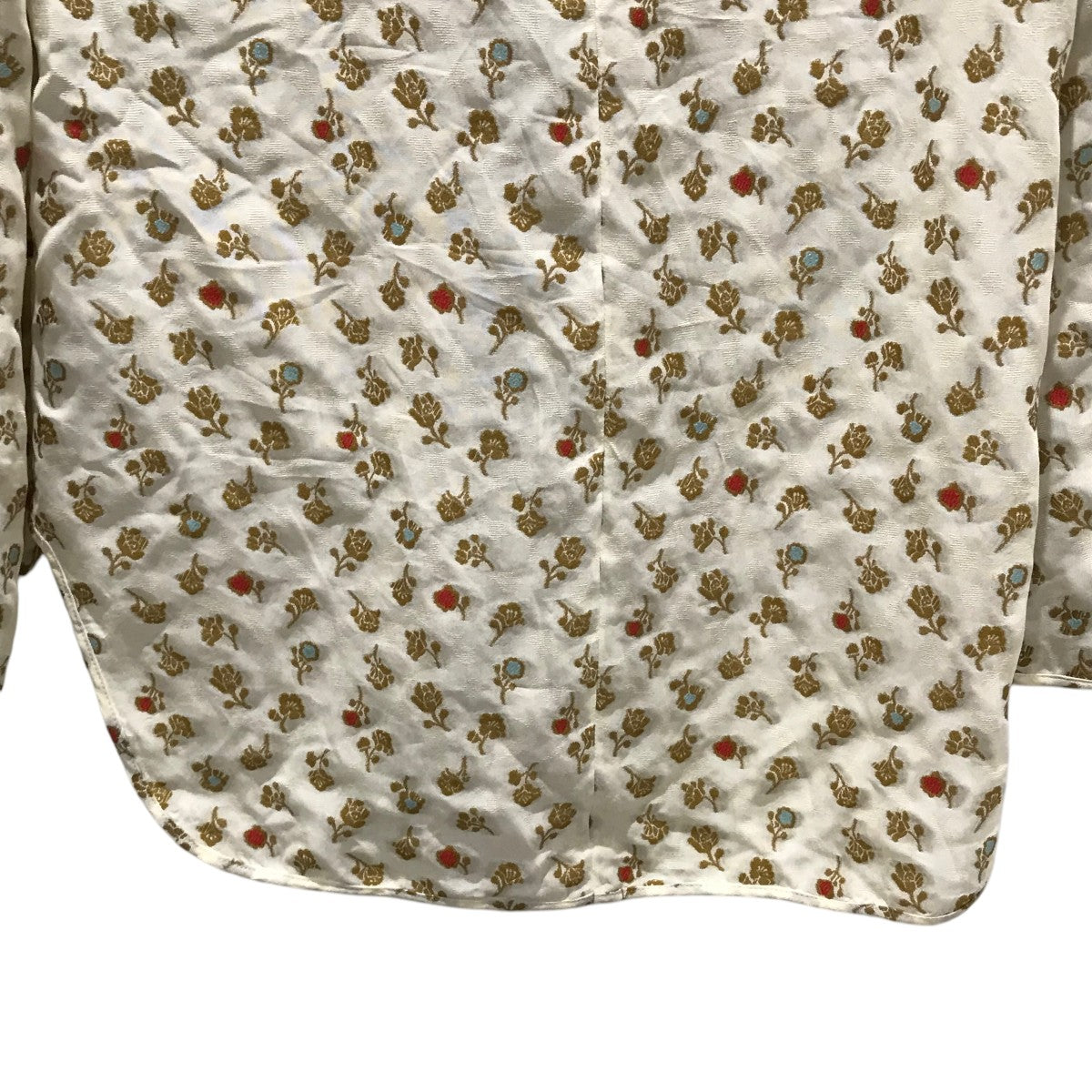 mame kurogouchi(マメクロゴウチ) 25SS【Floral Jacquard Hight Neck