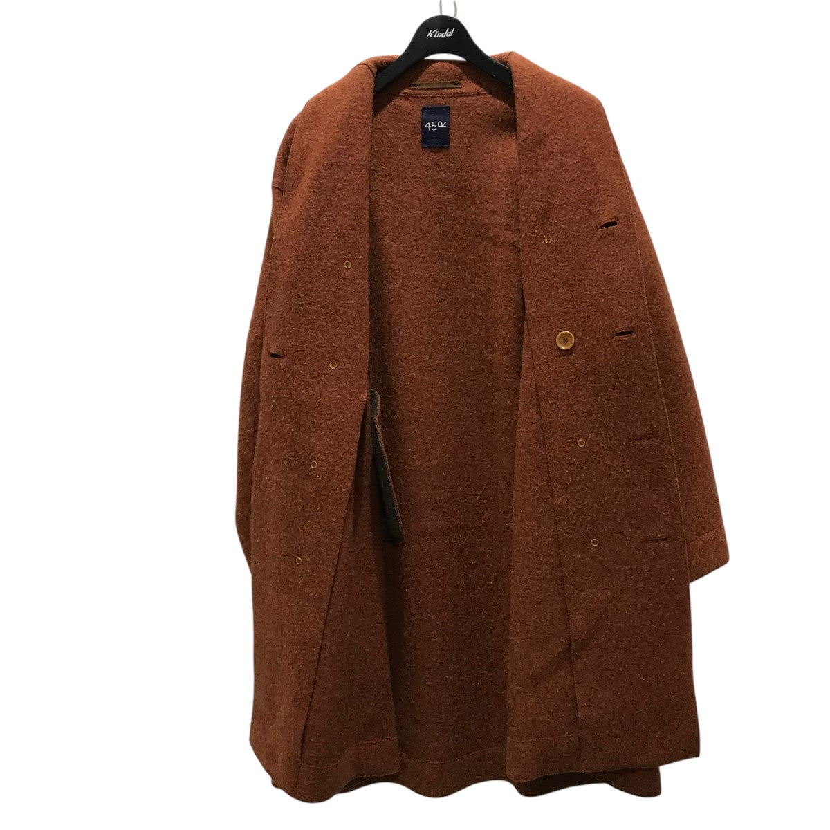 45R(フォーティファイブアール) ラムウールのPコート7102914 7102914