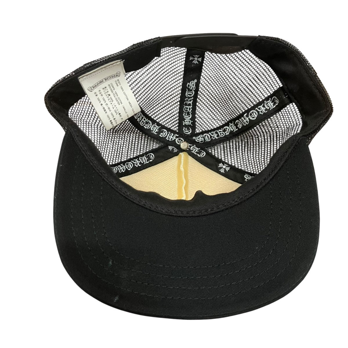 CHROME HEARTS(クロムハーツ) CHトラッカーキャップ ブラック×ホワイト