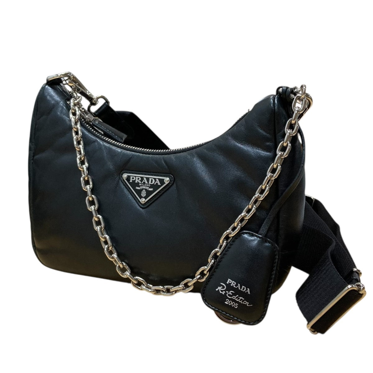 PRADA(プラダ) Re-Edition 20052wayレザーショルダーバッグ1BH204 2DYI