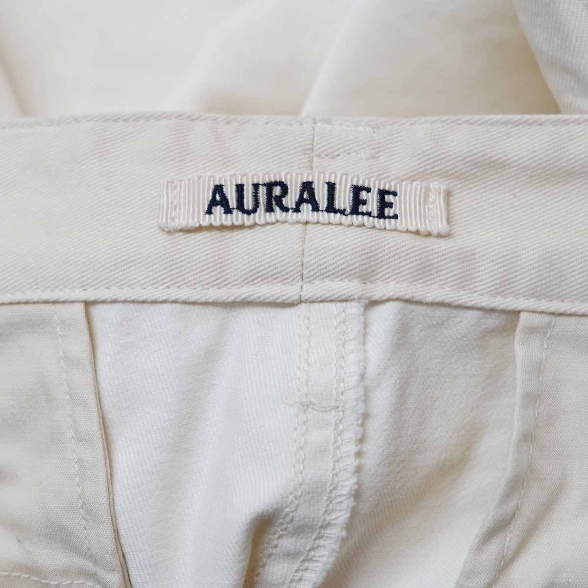 AURALEE(オーラリー) 25SS WASHED FINX CHINO ONE-TUCK PANTS