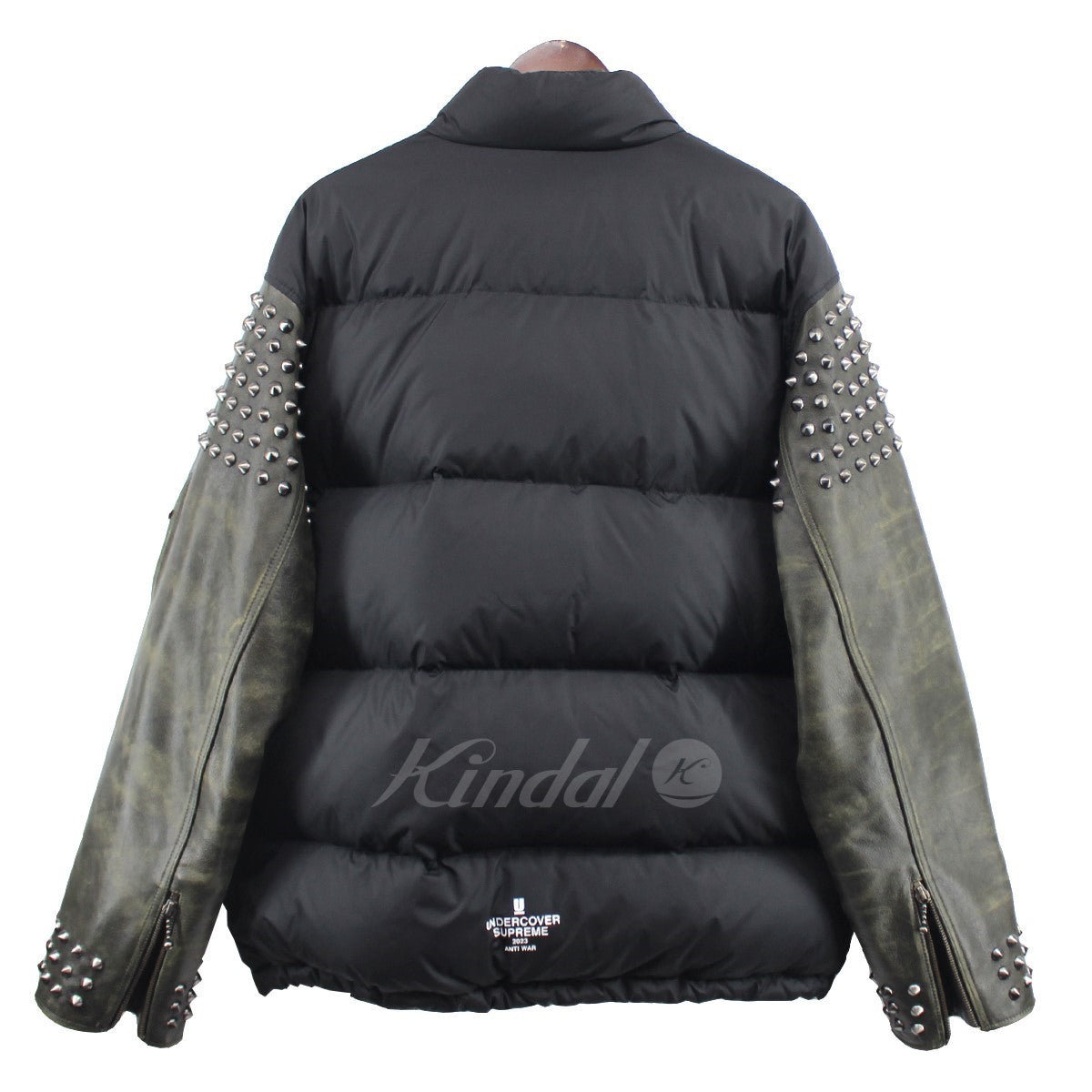 Supreme×UNDERCOVER 23SS Undercover Puffer Jacket 袖レザー 切替