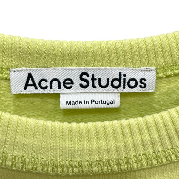 ACNE STUDIOS(アクネストゥディオズ) スタンプロゴスウェット イエロー