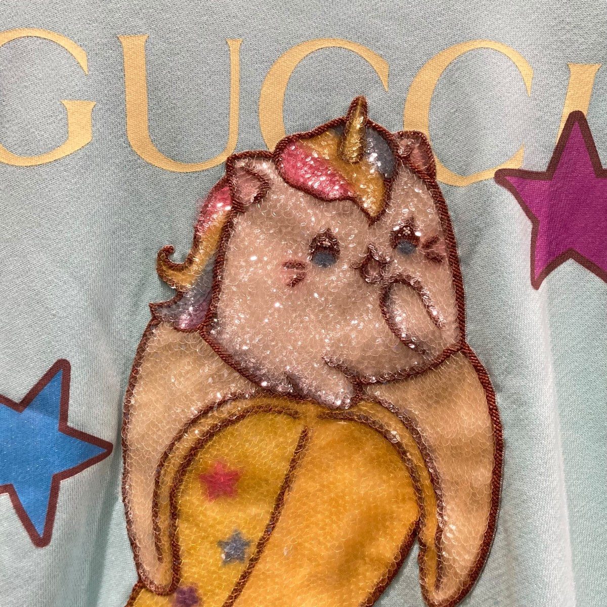GUCCI(グッチ) ばなにゃクルーネックスウェット617964 617964 ライト