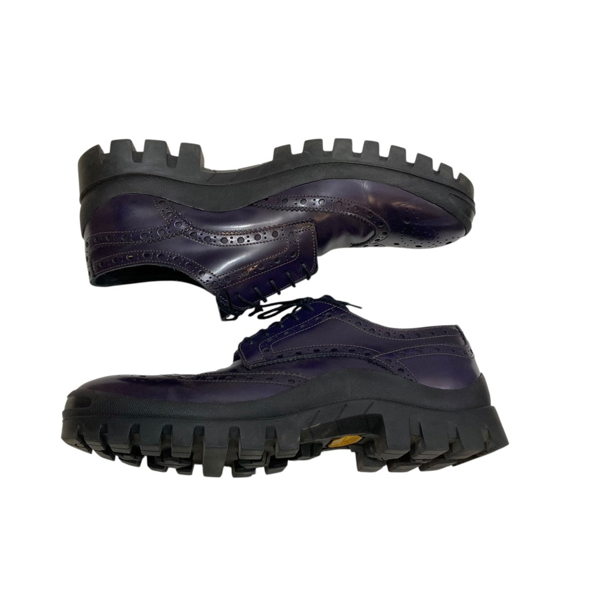 Paul Smith(ポールスミス) ウイングチップシューズ パープル サイズ