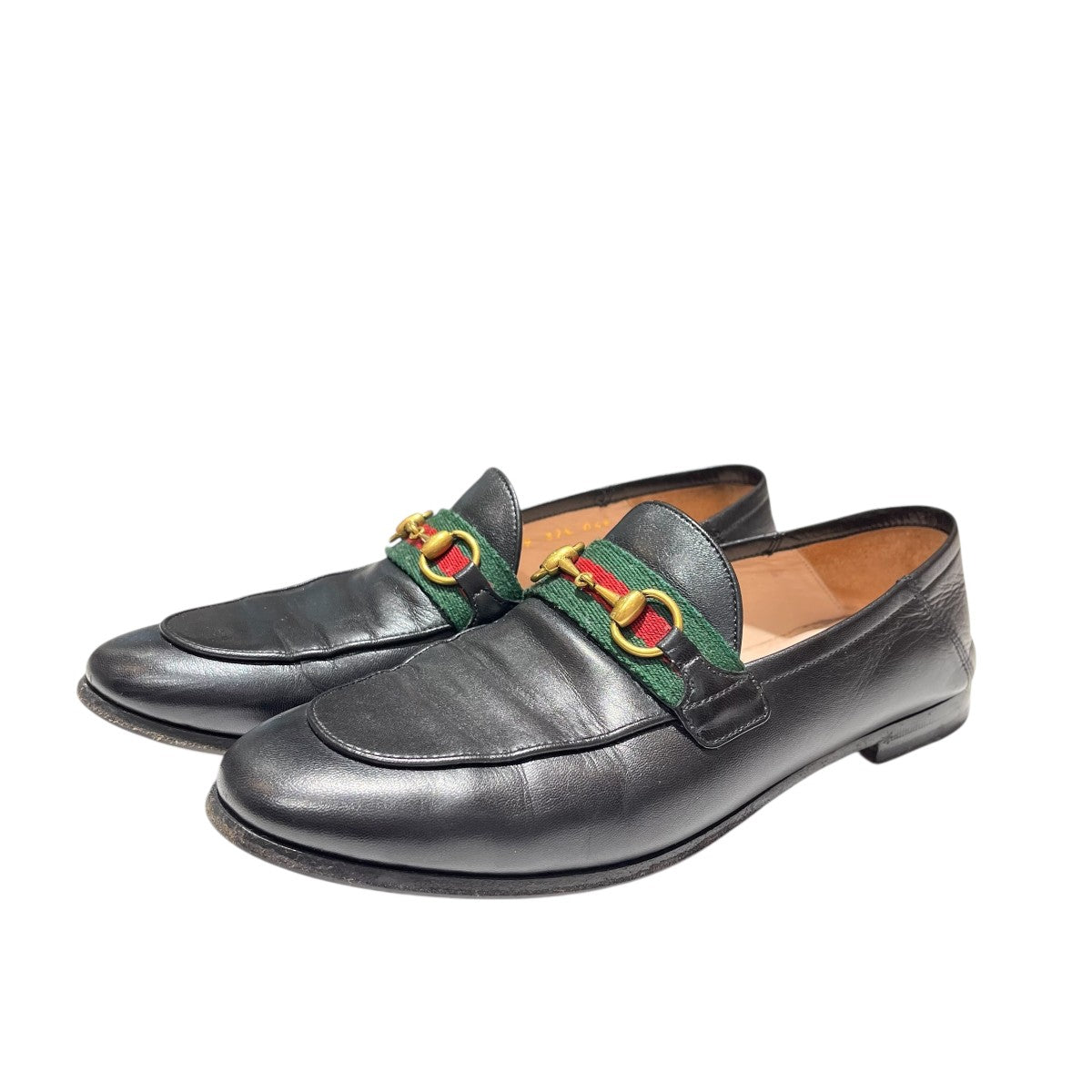 GUCCI(グッチ) 631619 シェリーラインホースビットローファー ブラック