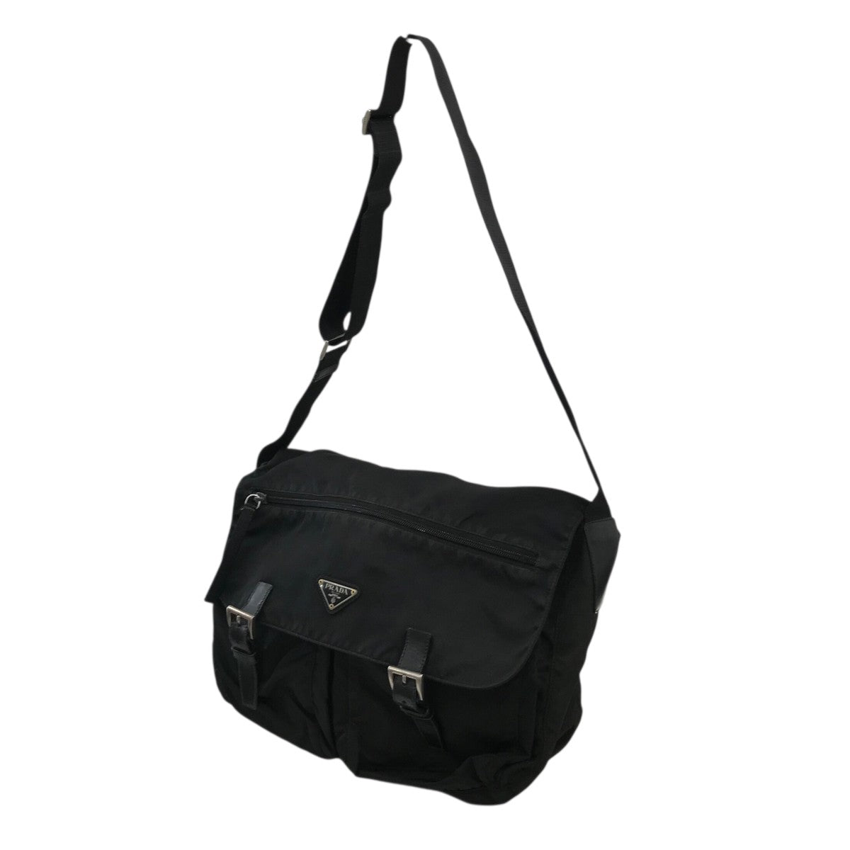 PRADA(プラダ) テスートナイロンメッセンジャーバッグ ブラック