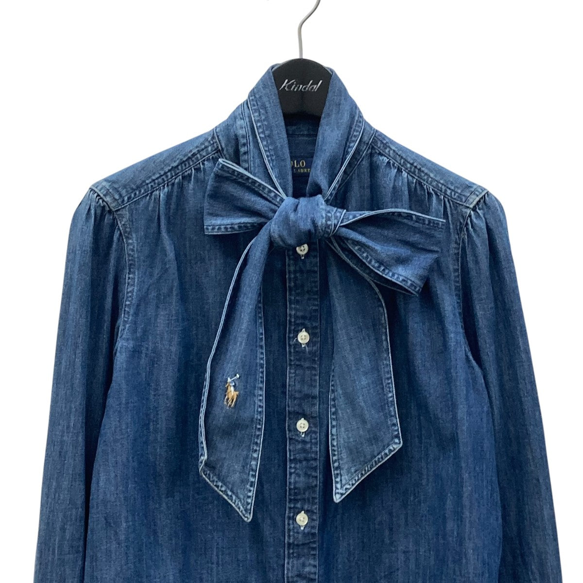 POLO RALPH LAUREN(ポロラルフローレン) ボウタイブラウスデニムシャツ