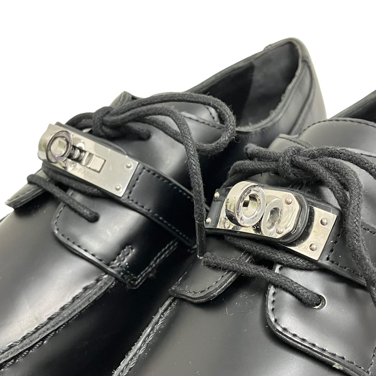 HERMES(エルメス) ダービーファーストローファー ケリー金具レザー