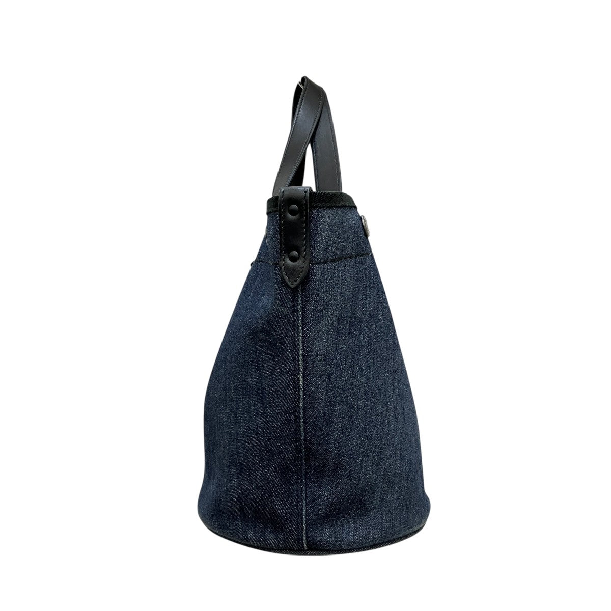 PRADA(プラダ) 2WAY ポーチ付ロゴデニムトートバッグ 103 インディゴ