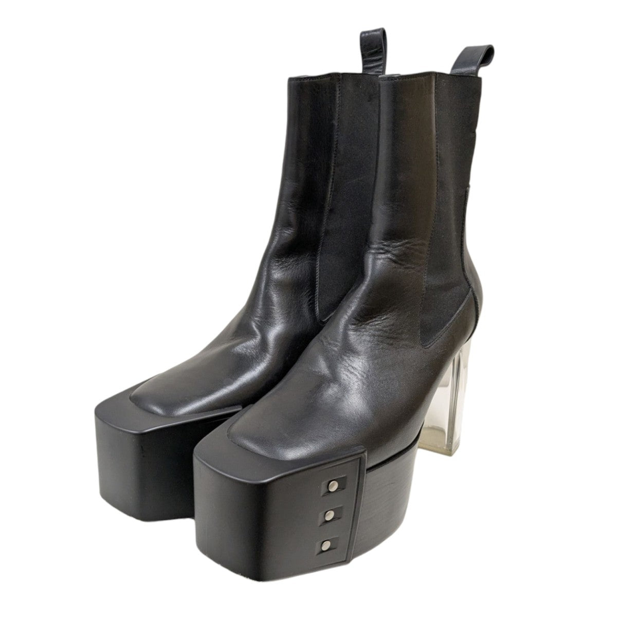 RICK OWENS(リックオウエンス) KISS BOOTSキスブーツ ブラック サイズ