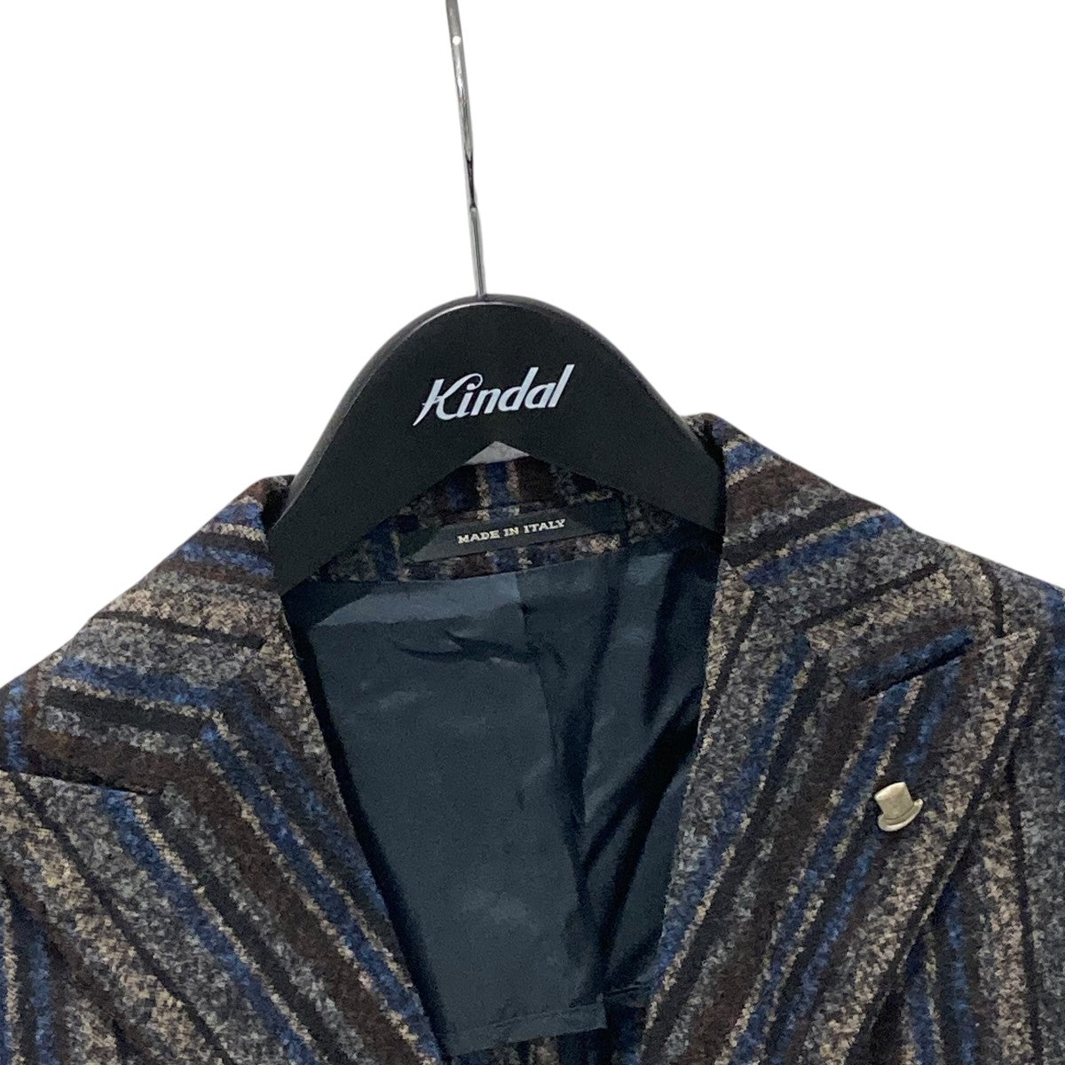 TAGLIATORE(タリアトーレ) ストライプテーラードジャケット ブラウン