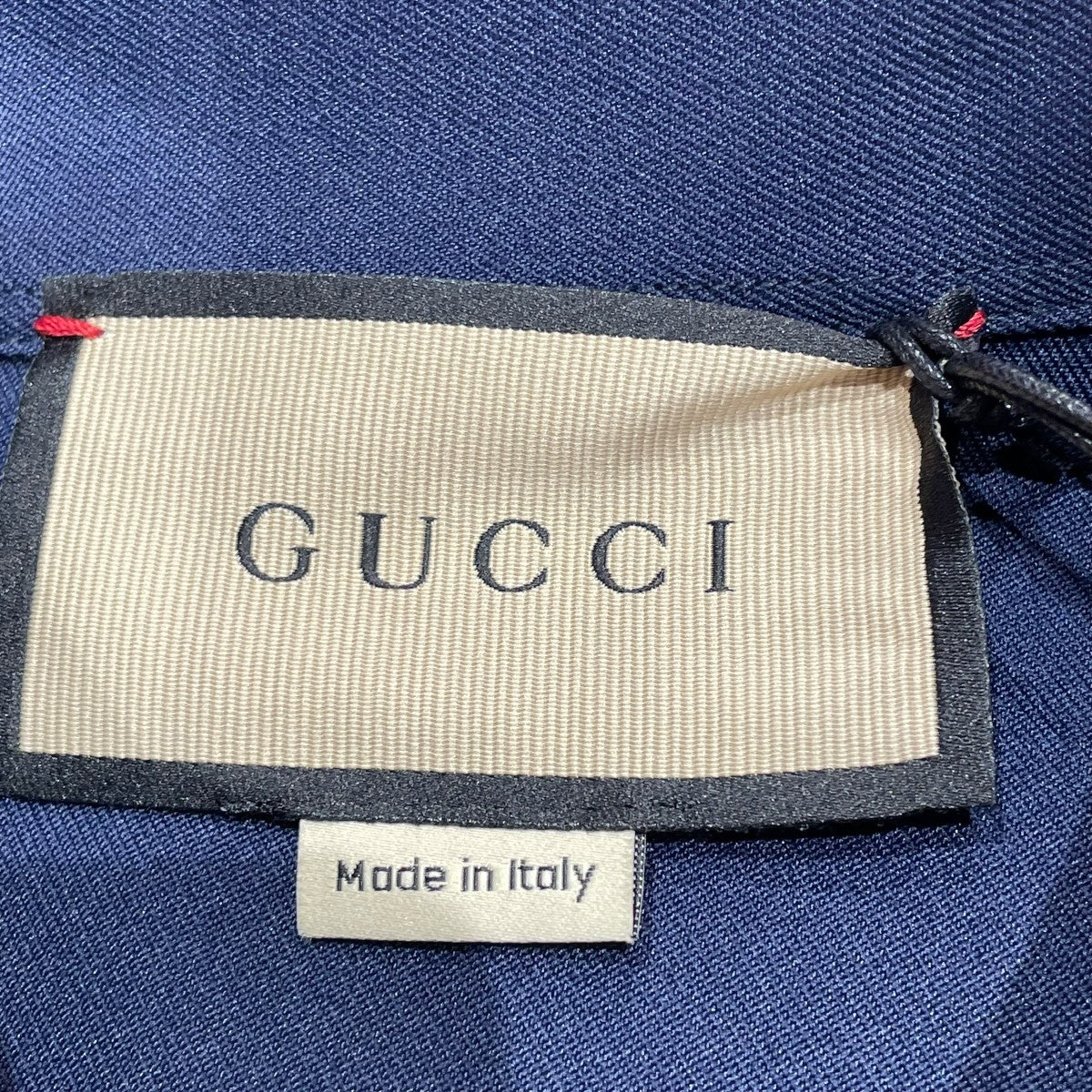 GUCCI(グッチ) ウエスタンシャツ751039 751039 ネイビー サイズ 41