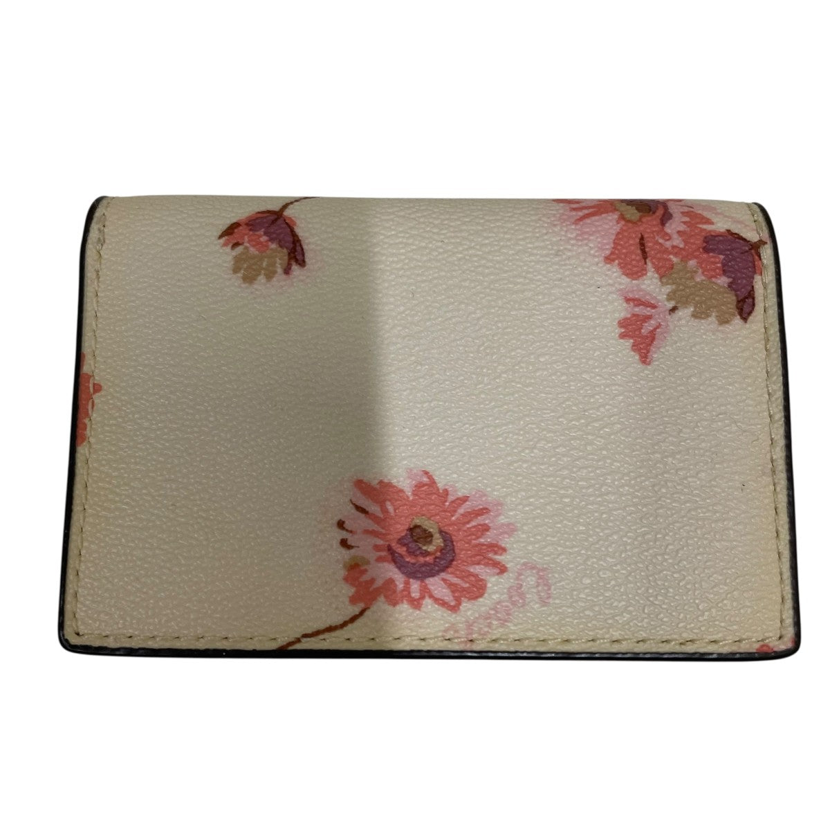 COACH(コーチ) 名刺入れ 花柄カードケース アイボリー｜【公式