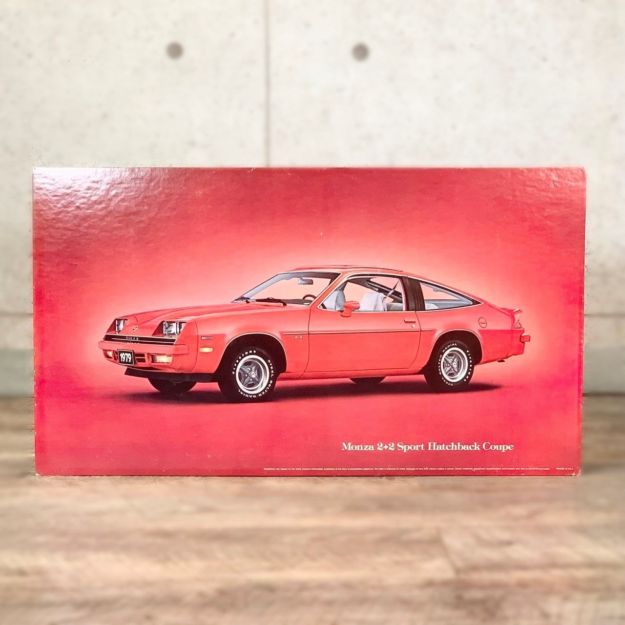 USA製 Chevrolet シボレー・モンザ 厚紙ポスター ヴィンテージポスター