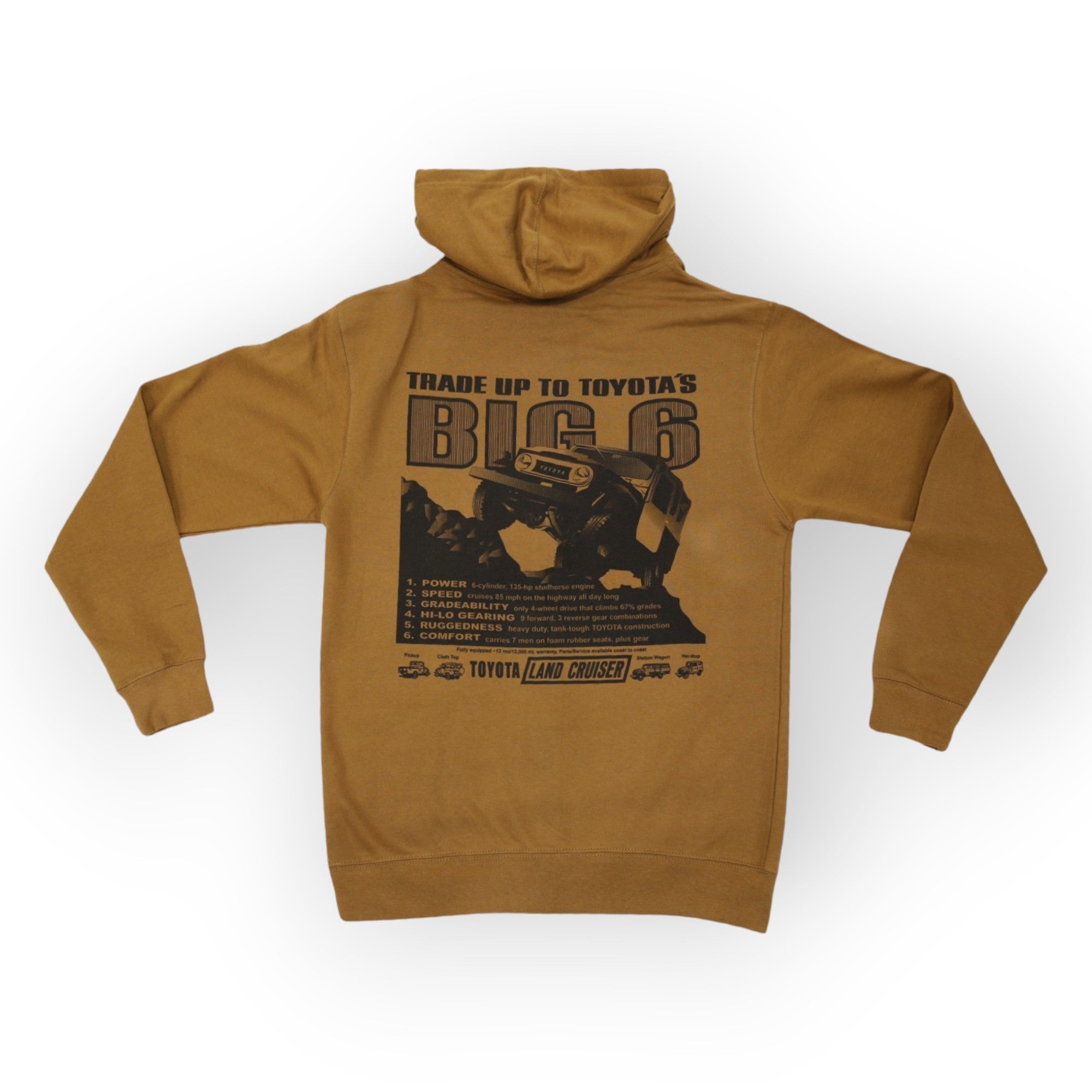 Big 6 Midweight Hoodie – Land Cruiser Heritage Museum