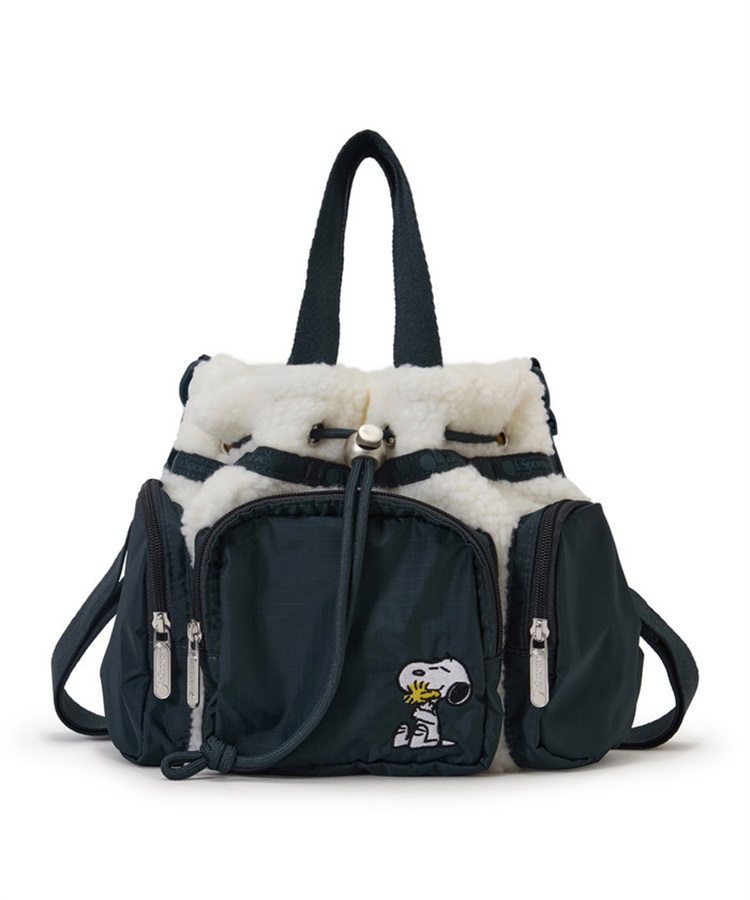 LeSportsac×PEANUTS】CONV DRAWSTRING CRSSBDY｜ショルダーバッグ/斜め