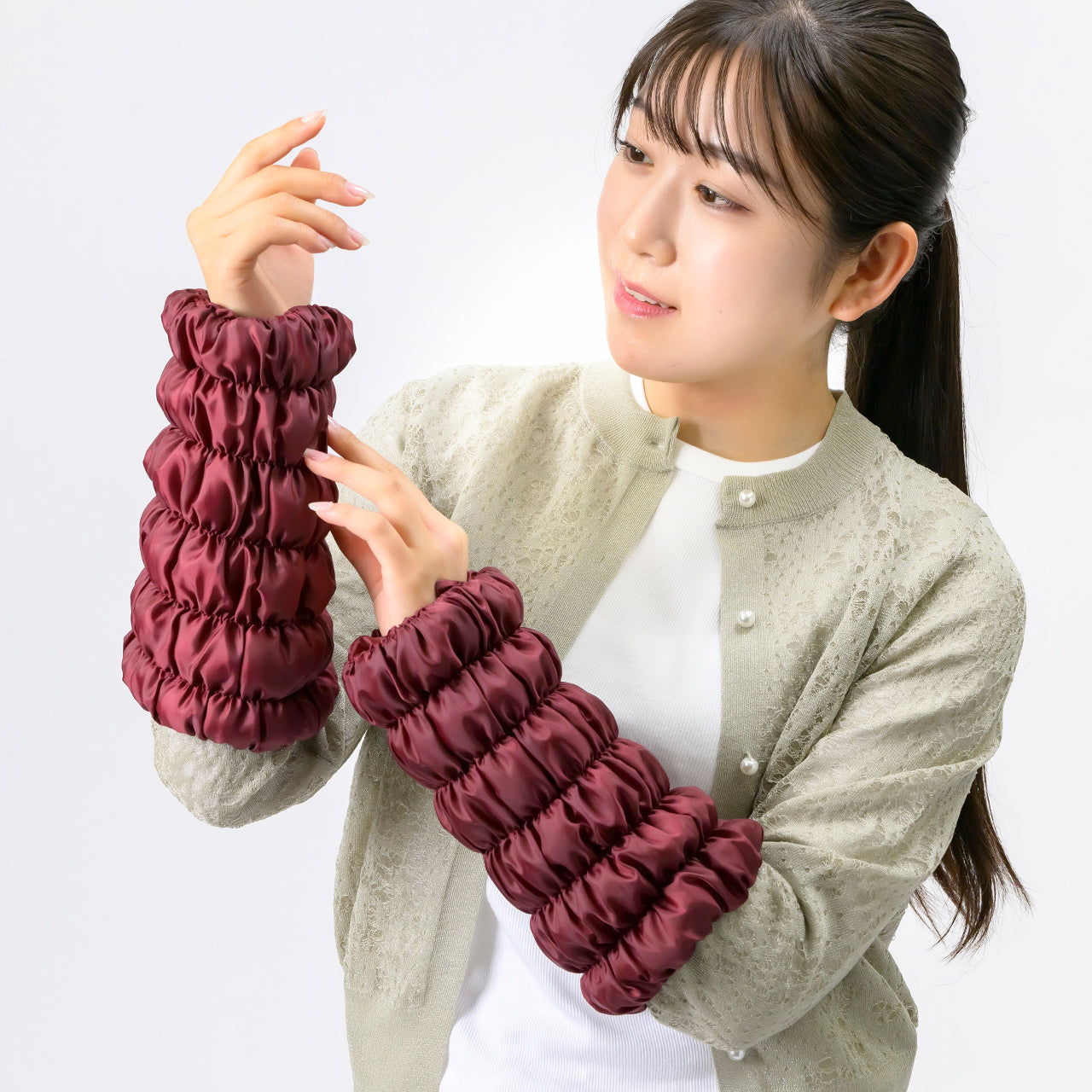 残り僅か】復元ウォーマー：ショートレッグ（ワイン）【10%OFFセール