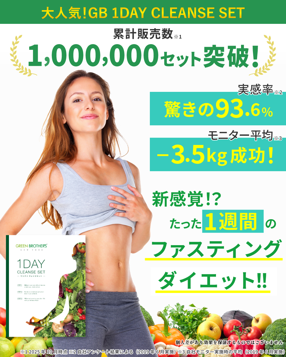 1DAY CLEANSE SET（ワンデイクレンズセット）