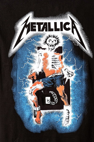 METALLICA RIDE LIGHTNING T-Shirt / ロックファッション / バンドT