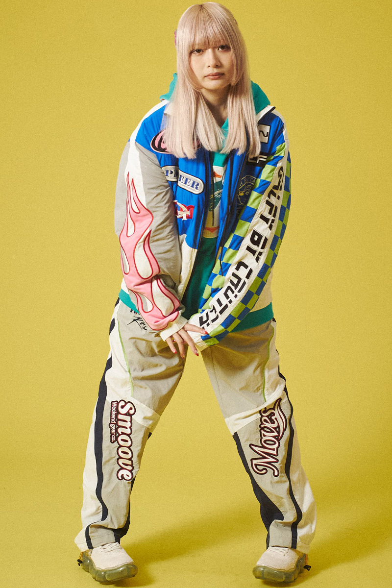 GALFY (ガルフィー) 走り屋ジャケット改 WHITE / ロックファッション