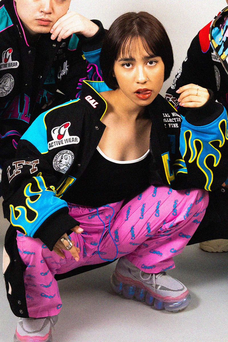 GALFY 新 走り屋 JKT BLACK/SAX / ロックファッション / バンドTシャツ