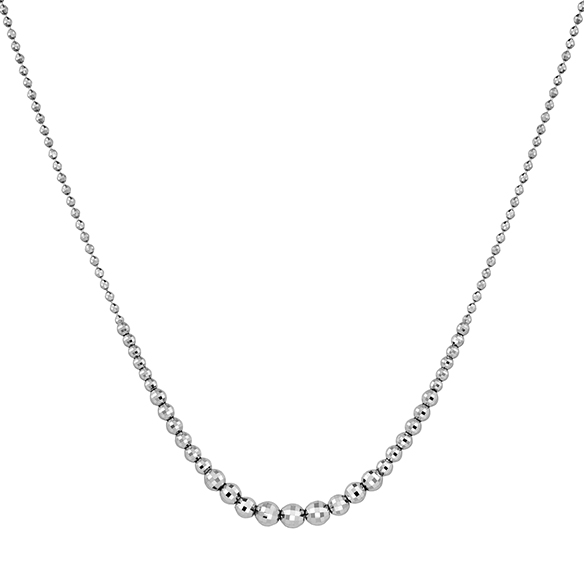 ファセット ミラクル〕純プラチナ ネックレス 42cm | 高品質 金・プラチナ