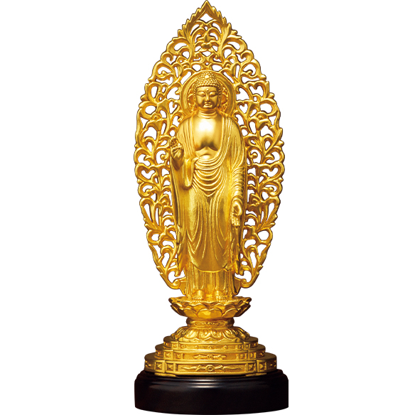 純金仏像 阿弥陀如来像〔舟〕| 高品質 金・プラチナ