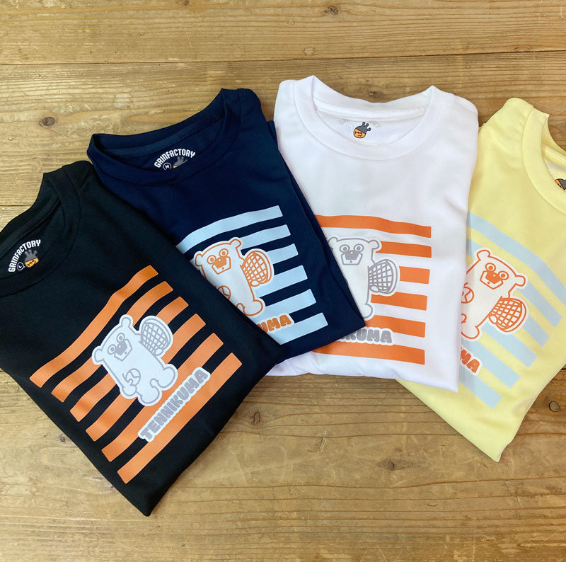 ドライ長袖 「テニっくま」ロンT ポリエステル100％ テニスウェア