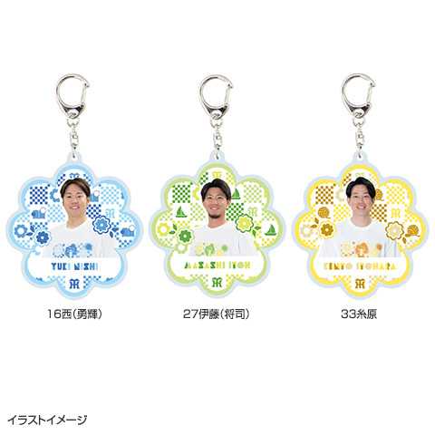 TORACO DAY 花型アクリルキーホルダー - 阪神タイガース公式オンライン
