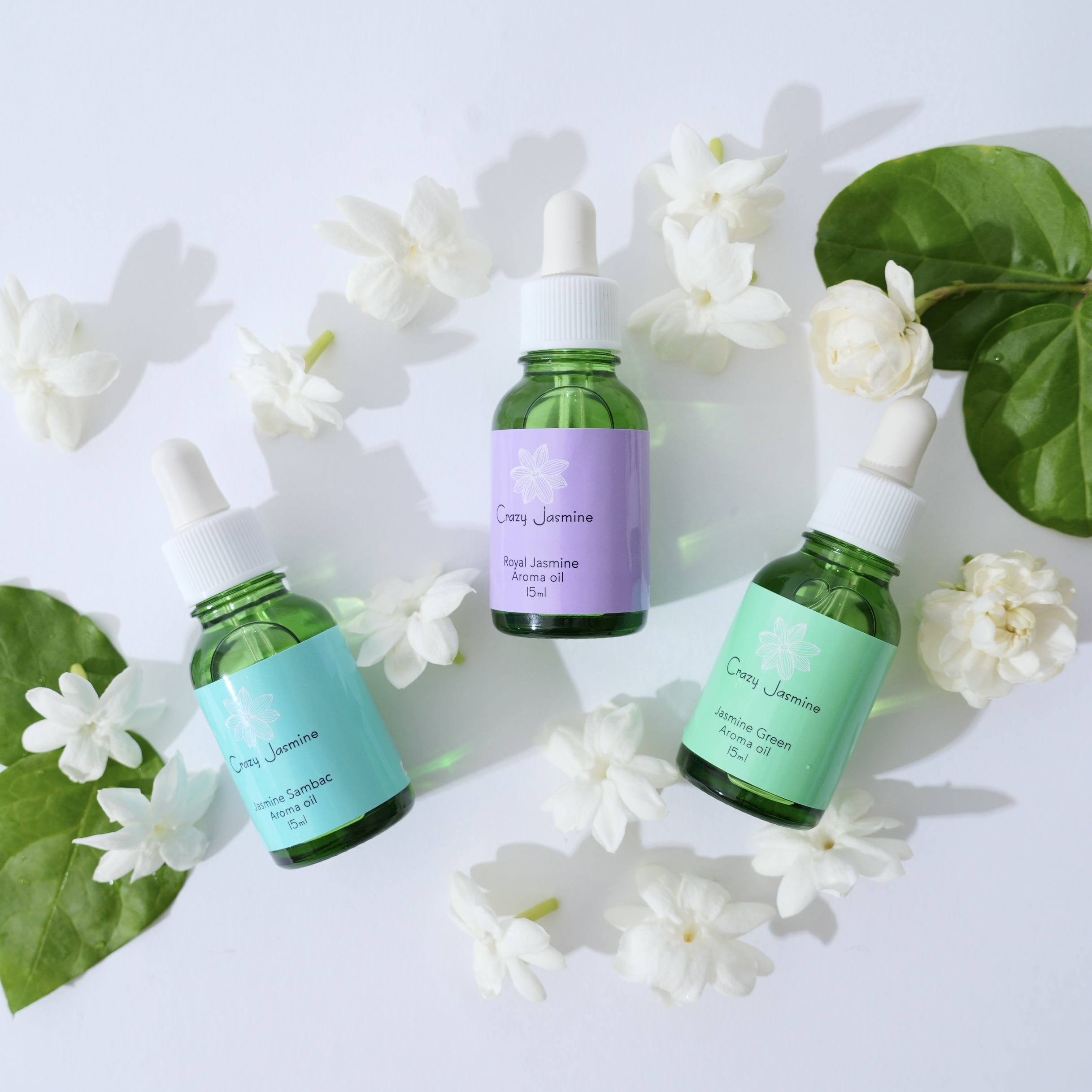 No.1 Jasmine Sambac アロマオイル 15ml（単品）(15ml): クレイジー