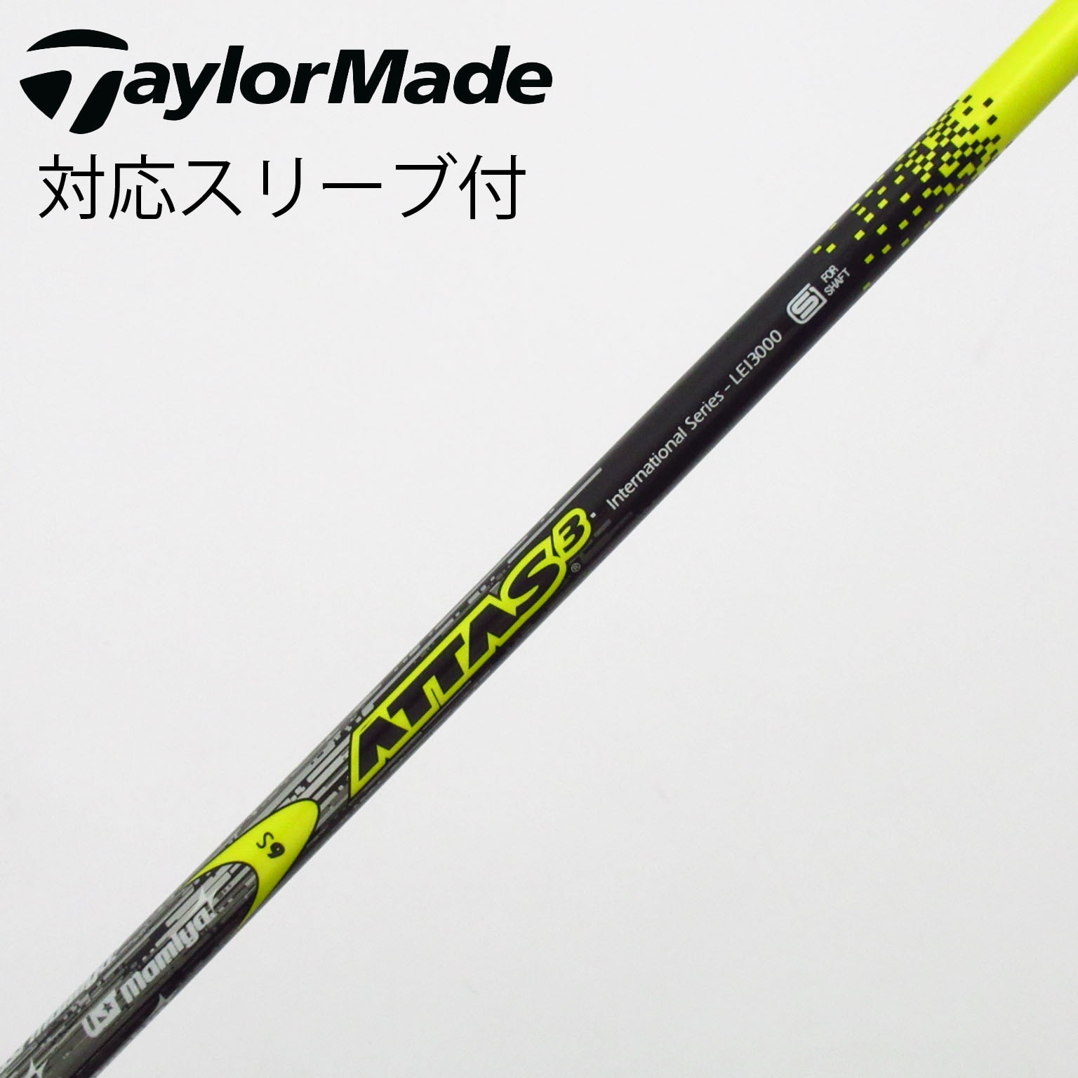 中古】ATTAS 3 ドライバー用_スリーブ付 ATTAS3 6 S C(シャフト（単品
