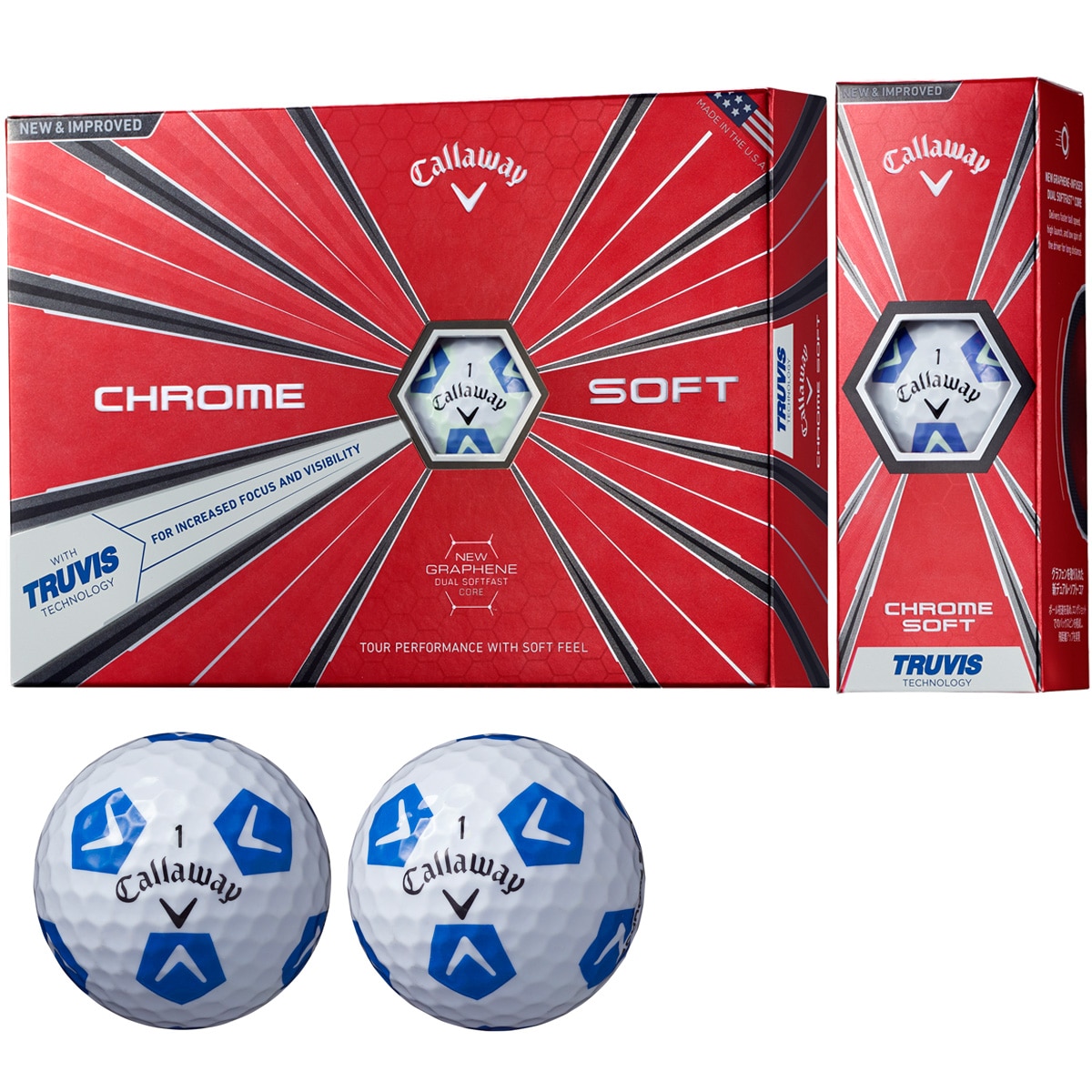 口コミ・評価｜CHROME SOFT TRUVIS ボール【ホワイト／ブルー