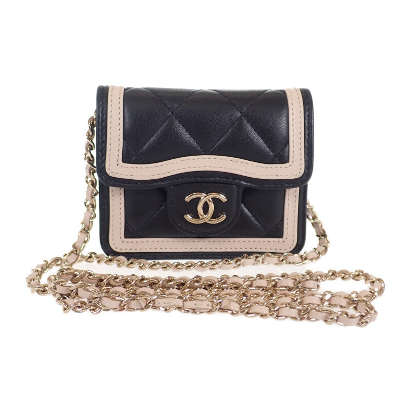 シャネル CHANEL ミニ マトラッセチェーン クラッチ AP3560 ショルダー