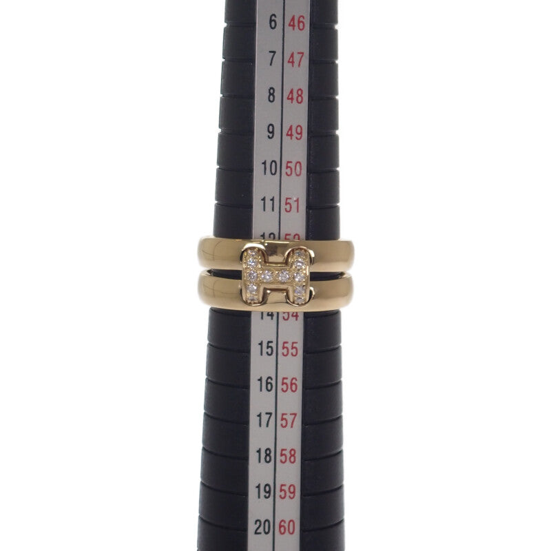 エルメス HERMES オランプダイヤ 12.5号 リング K18イエローゴールド