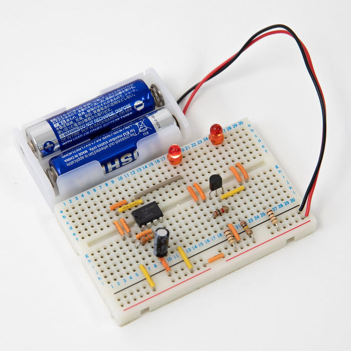 小型ブレッドボードパーツセット（タイマーIC555を使った電子工作