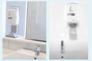 サラヤ｜ノータッチ式ディスペンサー UD-9600RS(トレー付) 石けん液用