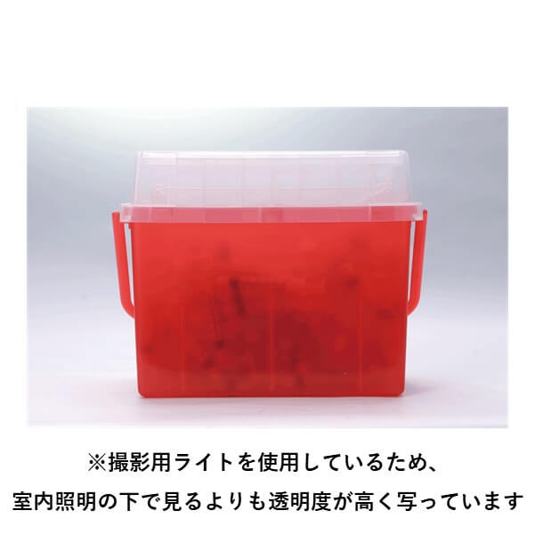 サラヤ｜サラヤ針捨てBOX 3.2L 赤色半透明タイプ: サラヤハイジーン