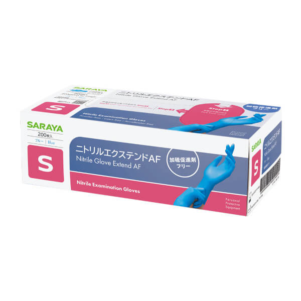 サラヤ｜ニトリルエクステンドAF 200枚入 ブルー Sサイズ: サラヤ