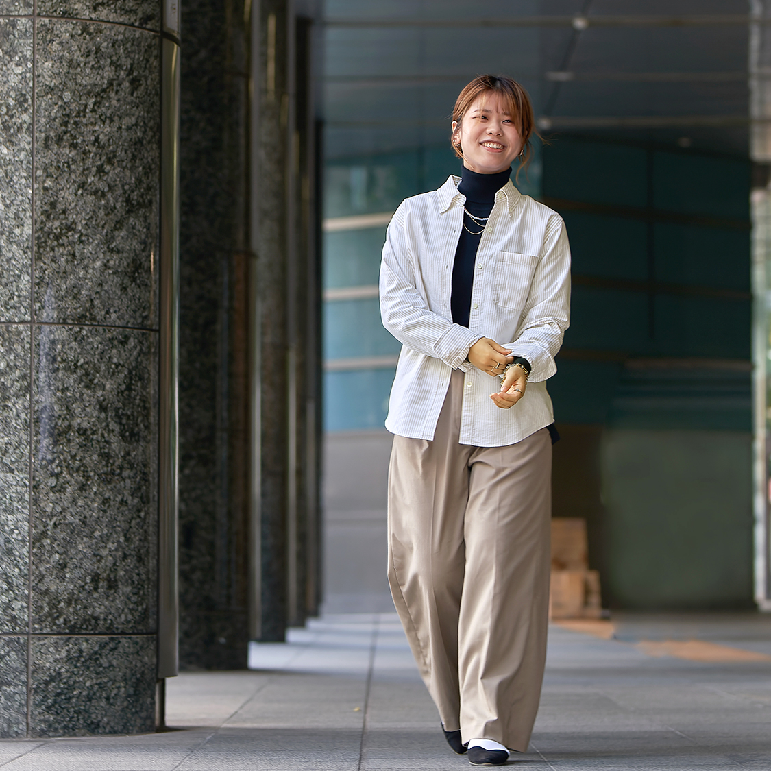 カジュアルシャツ(38サイズ 白): レディース｜メーカーズシャツ鎌倉